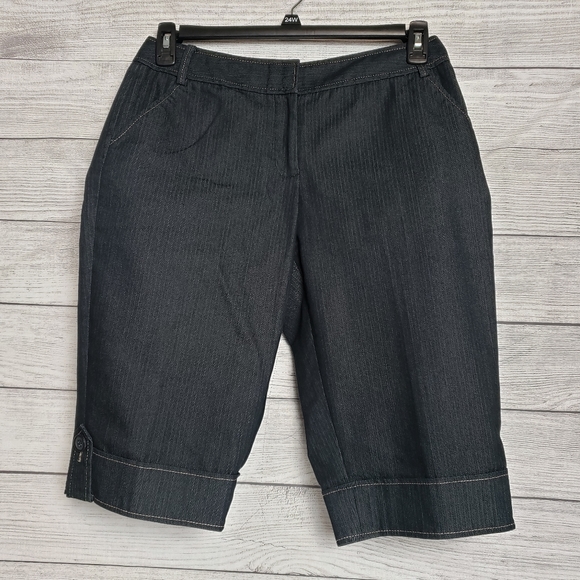 Ann Taylor Loft Julie Capri Denim Petite Jeans Women's 6P‎ - Picture 1 of 13